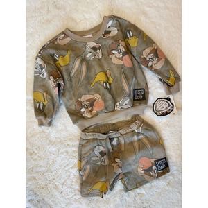 3T Looney Tunes Sweatshirt Set